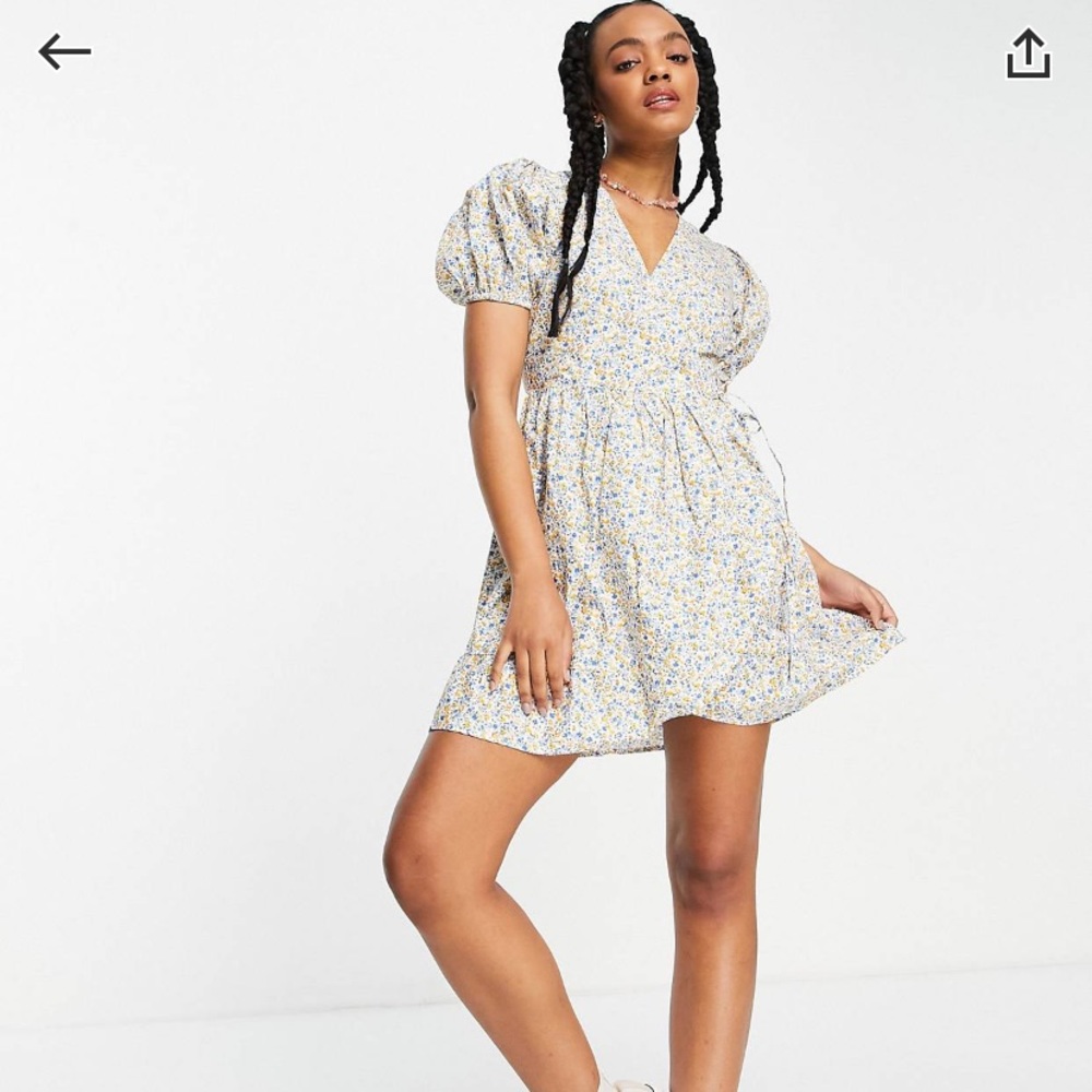 Floral Wrap Dress